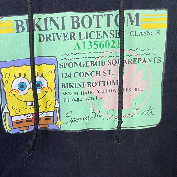 Sponge Bob Hoodie - Picture 2 of 6